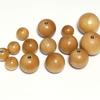Taladro de Bola de Madera Maciza Cuentas de Bola de Madera Color Bola de Madera Color Madera Original Bola de Madera Accesorios para Joyería DIY Bola