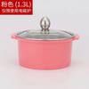 Olla Individual Pequeña Gruesa, Una Persona, Una Olla, Olla Pequeña Giratoria Comercial de Autoservicio, Cocina de Inducción, Olla Especial Anti-Escaldaduras para Shabu-Shabu