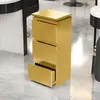 Armário de Ferramentas para Barbearia Armário de Ferramentas para Cabeleireiro em Aço Inoxidável Mesa de Ferramentas para Salão Armário de Armazenamento com Gavetas