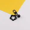 Adornos Transparentes de Colores Cascabeles Perler Beads Figuras Anillo para Libro Hecho a Mano Llavero Colgante Pentagrama Accesorios