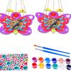 Comedero de pájaros de madera de Amazon para alimentar e hidratar, Comedero colgante con forma de flor, Juguete de manualidades para pintar DIY para niños