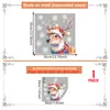 Adhesivos navideños transfronterizos con varios diseños de renos navideños y copos de nieve, adecuados para decorar ventanas, puertas de cristal y hogares; Calcomanías de ventana electrostáticas