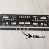 Placa de Licença Europeia para Comércio Exterior Estrutura de Plástico ABS Estrutura de Placa de Licença Europeia Única para Caminhão Estrutura de Placa de Licença de Carro