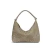 La Bolsa para Lonchera Portátil Más Vendida de Amazon, Bolso Tejido Hecho a Mano con Textura para Mujer, Bolso Tipo Dumpling de Gran Capacidad, Bolso de Hombro o Debajo del Brazo de Moda