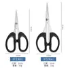 Tijeras Pequeñas de Acero Inoxidable Hechas a Medida por el Fabricante para Papelería de Oficina, Corte de Papel, Corte de Flequillos, Corte de Hilo, Corte de Papel Hecho a Mano y Uso Doméstico
