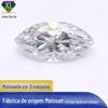 Atacado do Fabricante de Diamantes Moissanite Navete, Pedras Soltas de Moissanite Brancas Irregulares Cor Def Atacado, Sem Código de Cintura