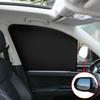 Cortina para coche, parasol, protección solar, aislamiento térmico, sombreado total, opacidad, privacidad, succión magnética, bloqueo de luz.