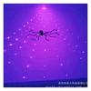Vendas Diretas de Fábrica 2025 Luzes Triangulares de Teia de Aranha para Halloween Adereços de Decoração para o Festival dos Fantasmas Luzes de Fio de Couro Lanternas de Rede de Pesca de Aranha