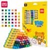 Pasteles de Cera Deli 6963 6964 Infantiles para Jardín de Infancia 24 Colores 36 Piezas Estudiante Dibujo Arte Colorear Crayones