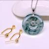 Fivela de Colar para Simulação Acessórios Pingente de Abelha Esmeralda Âmbar Clipe Pingente Fivela Pingente Fivela Vazia Toping FivelaJoalheria