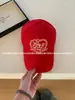 Gorra de Béisbol Bordada de Cachorro Estilo Coreano Nuevo Versátil Parte Superior Suave Gorra con Visera Circunferencia Grande de la Cabeza Gorra Pequeña Mostrando la Cara