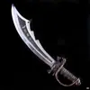 COS Halloween Navaja de Plástico de Pirata Gancho Accesorio Máscara de Disfraz Pirata del Caribe Espada de Zorro Máscara