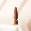Massajador de Olhos Pequeno Lótus Chifre de Sândalo Roxo Olho de Latão Bastão para Tendões Oculares Bastão Portátil para Massagem nos Olhos ao Ar Livre