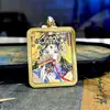 Gran Venta Tíbet Nepalés Thangka Puro Pintado a Mano Vidas Pasadas y Presentes Núcleo de Tarjeta 4*5