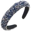 Coreano Moda Nova Chegada Completo Diamante Cabelo Hoop Esponja Colorida Feminina Alta Cranial Top Elegante Headband Simples All-match Acessórios de Cabelo para Lavar o Rosto