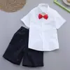 Camisetas Infantis de Manga Curta Fantasias de Performance para Jardim de Infância Pequenos Apresentadores Dia das Crianças Trajes para Coro Estudantil Essenciais da Moda para Crianças