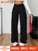 Pantalones vaqueros holgados de pierna ancha y rectos para mujer, estilo pajarita, estilo utillaje, comercio exterior transfronterizo, Amazon Europa y América