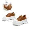 Tenis Blancos de Piel de Vaca de Primera Capa con Suela de Espuma para Mujer, Nuevos Tenis de Suela Gruesa Primavera 2026 con Plantillas de Piel de Cerdo Negra para Mujer