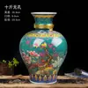 Jingdezhen Cerâmica Jarra de Vinho Cilindro de Vinho 6kg Catties 15kg Pacote Doméstico Garrafa de Vinho Vazia Latas de Vinho Seladas com Torneira