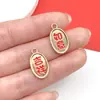 Colgante Zhaocai Nafu Accesorios de Aleación de Zinc Pulsera Tejida a Mano DIY Accesorios de Joyería para Pulsera Material Colgante Pequeño