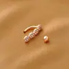 Europa y Estados Unidos transfronterizos súper ventas joyería de acero inoxidable moda nuevo flor de circonita incrustada anillo para ombligo clavo para ombligo ombligo mujeres