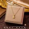 Nuevo Collar de Acero de Titanio Yunyao para Mujer, Nueva Cadena para Clavícula de Verano, Joyería Moderna de Acero Inoxidable, Fuente de Venta Caliente en Transmisión en Vivo