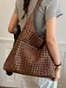 Bolsa de Tecido de Padrão de Luxo de Nicho para Mulheres 2026 Nova Moda Bolsa de Ombro para o Dia a Dia Bolsa de Mão Bolsa Tote