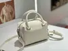 Nova Moda Bolsa de Mão de Couro Genuíno Dopamina Estilo Coreano Bolsa de Ombro Transversal Feminina Casual para o Dia a Dia Bolsa Almofada Atacado
