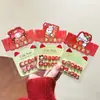 Pegatinas Rojas Festivas de Uñas para Niños para Año Nuevo, Pegatinas Festivas de Uñas de Dibujos Animados, Pegatinas de Uñas para Niñas, Regalos del Festival de Primavera