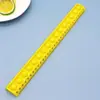 Regla de Silicona Flexible Color Caramelo Triángulo Creativo para Alivio del Estrés Regla Educativa de Burbujas Transportador Regla Recta para Alivio del Estrés