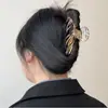 Presilha de Garra Grande em Acetato de Forma Crescente de Alta Qualidade para a Parte de Trás da Cabeça, Versátil e Elegante, Acessório de Cabelo Pinça Novo na Moda de Dongdaemun, Coreia do Sul