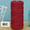 Cuerda de Algodón de Color de 3 mm para Manualidades Trenzado Hecho a Mano Hilo de Algodón Grueso Fino Suave Cuerda para Tapicería 10m/50m/100m No