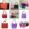 Bolsa de Playa EVA Bolso de Mano para Exteriores Almacenamiento de Viaje Bolsa con Agujeros Cesta de Almacenamiento para Compras tamaño pequeño Bolso Cruzado para Niños