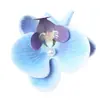 Novo Estilo Presilha de Cabelo Orquídea Borboleta para Mulheres, Presilha Lateral Floral Estilo Coreano, Presilha para Franja Atmosfera de Sessão de Fotos, Acessório de Cabelo Floral