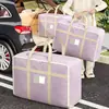 Bolsa de Embalaje Portátil Morada de Taro para Mudanzas Bolsa de Almacenamiento para Edredones del Hogar Organización de Ropa y Prendas de Vestir Bolsa de Equipaje Impermeable a Prueba de Humedad