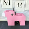 Estação de Lavagem de Mãos Integrada com Pia para Crianças em Pátio de Área Cênica de Pôneis ao Ar Livre Jardim de Infância Pia de Lavagem de Mãos Cartoon Alto-Baixo para Pais e Filhos
