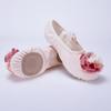 Sapatilhas de Dança Rosa Grande Cor da Pele Lona Sola Macia Leve Dança Dança Clássica Sapatos Garra de Gato Meninas Ballet Dança 8068