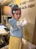 Winnie Fruit 2026 Otoño Nueva Ropa Infantil Niñas Estilo Coreano Chaleco de Punto con Capucha Chaleco de Lana Infantil