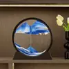 Adornos de Pintura de Arena Movediza 3D, Pintura de Paisaje, Obra de Arte de Reloj de Arena, Pintura Decorativa para Escritorio de Sala de Estar y Oficina, Regalo Creativo de Cumpleaños