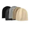 Nuevo gorro de cachemir para mujer, gorro de punto cálido como una nube, gorro tipo beanie, gorro para clima frío, gorro casual, versátil para otoño e invierno