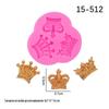 Molde de silicone para fondant série Coroa novo Europeu decoração de bolo de chocolate ferramentas de panificação molde de gesso aromaterapia