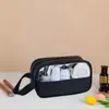 Bolsa de Cosméticos de Viaje de PVC Transparente Portátil Impermeable Neceser Cosméticos Portátil Bolsa de Almacenamiento de Gran Capacidad