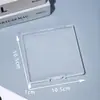 Caixa de Armazenamento Caixa Quadrada Pequena Caixa Quadrada de Plástico Transparente Caixa Quadrada Pequena Caixa de Fones de Ouvido Caixa de Armazenamento de Joias Caixa para Peças Pequenas