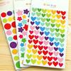 Pegatinas Coloridas en Forma de Estrella y Corazón para Journaling, Cuaderno de Crecimiento, Pegatinas para el Día del Niño, Materiales para Scrapbooking DIY
