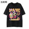 Camiseta de manga corta de algodón con deseos de comercio exterior, verano 2024, camiseta holgada informal de media manga de verano Joker, venta al por mayor transfronteriza