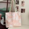 38291 Nueva Bolsa de Lona Artística Tie-Dye con Salpicaduras de Tinta Estilo Retro Bolsa Casual Bolso de Hombro Bolso Cruzado