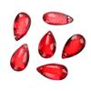 8 * 14mm gota de água de vidro pingente contas de vidro transparente diy handmade hairpin brincos pulseira jóias atacado