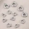 Hebilla de Resorte para Volante de Acero Inoxidable Hebilla de Conexión que No se Desvanece Hebilla de Marinero de Acero de Titanio Accesorios para Joyería DIY Collar Pulsera