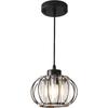 Lâmpada de Teto de Cristal de Ferro Mais Vendida Transfronteiriça Estilo Escandinavo Lâmpada Gaiola Fonte de Luz LED Zhongshan Iluminação para Decoração de Casa