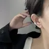 Clip de Oreja de Mano de Calavera Garra Mágica de Palma Plateada Tailandesa Personalizado Oscuro Retro Viejo Halloween Clip para Hélice de Oreja Sin Perforaciones Moderno